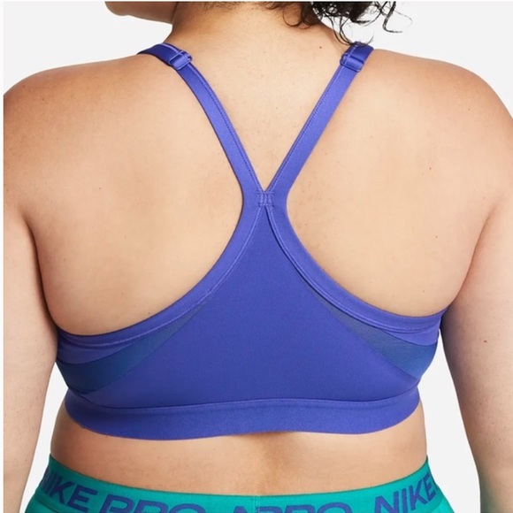 NWT! Nike Indy V-neck bra purple 2X plus size - Picture 2 of 15